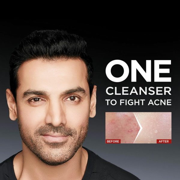 Garnier Men, Anti-Pimple Face Wash, Repairs Skin & Balances Oils, AcnoFight, 100 g - Image 3