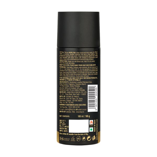 DENVER Caliber Deodorant - 165ML - Image 5