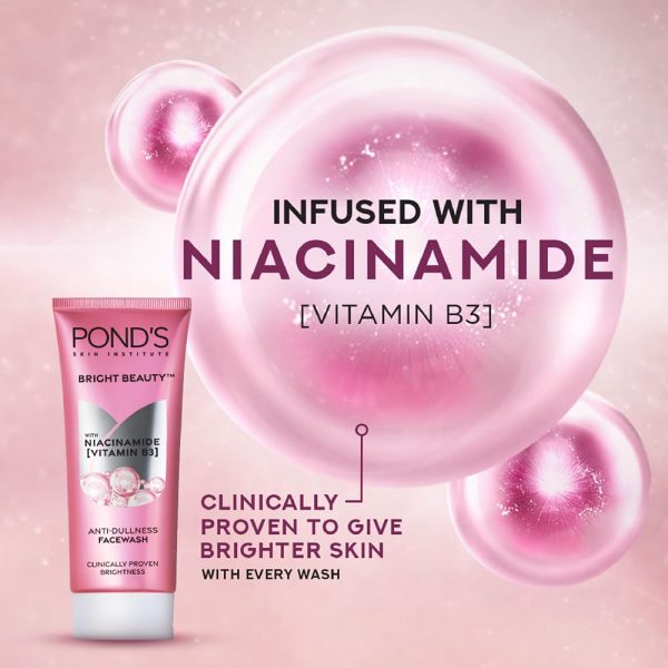 POND'S Bright Beauty Spot-less Fairness & Germ Removal Facewash 50 g - Image 3