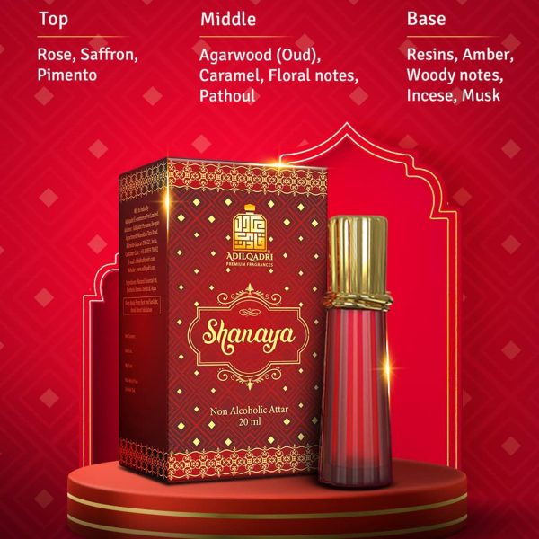 Adilqadri Shanaya Attar for Men & Women 12ml - Image 2