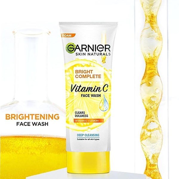 Vitamin C Garnier Face Wash Bright Complete 100 g - Image 5