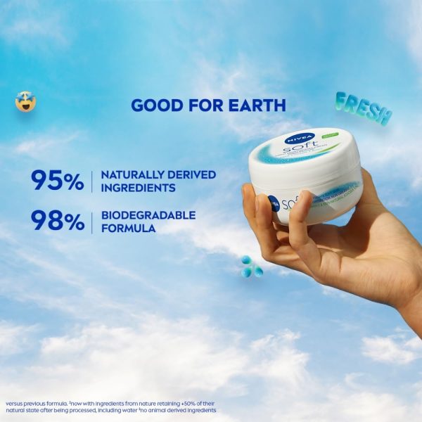 NIVEA Soft Light Moisturizer Cream 100ml - Image 2