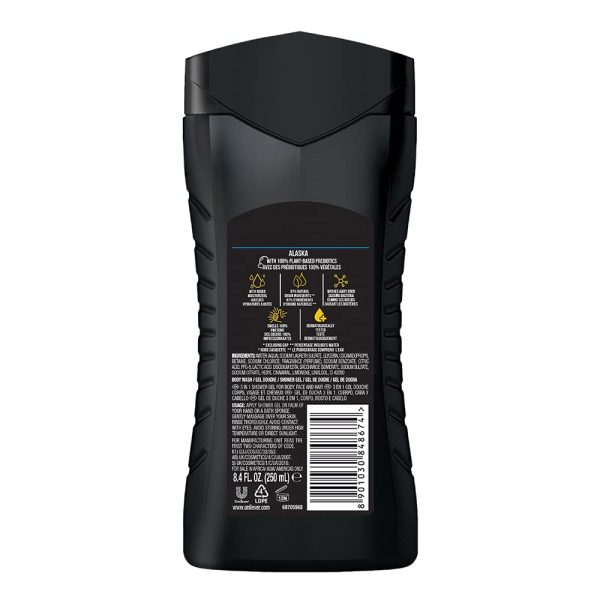 AXE Alaska 3 In 1 Body, Face & Hair Wash for Men 400 ML - Image 3