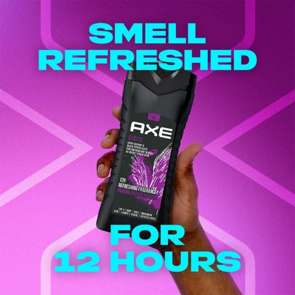 Axe Excite 3 In 1 Body, Face & Hair Wash For Men 250 ML - Image 2