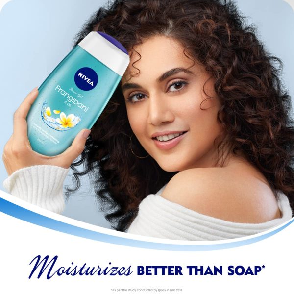 NIVEA Frangipani and oil 125 ml Body Wash| Shower Gel - Image 3