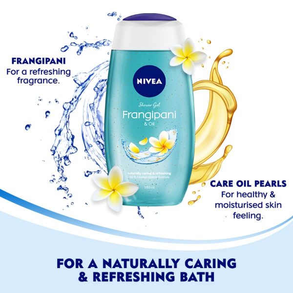 NIVEA Frangipani and oil 125 ml Body Wash| Shower Gel - Image 2