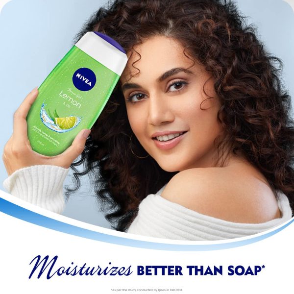 NIVEA Lemon and oil 125 ml Body Wash| Shower Gel - Image 5