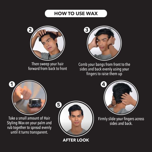 Gatsby Hair Styling Wax - Mat & Hard 75gm - Image 3