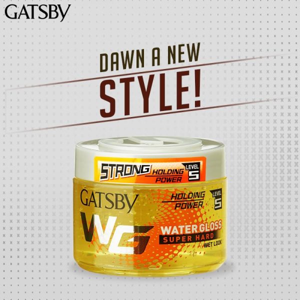 Gatsby Water Gloss - Super Hard Holding Level 5, 300gm - Image 2