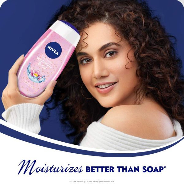 NIVEA Waterlily & oil 125 ml Body Wash|Shower Gel - Image 4