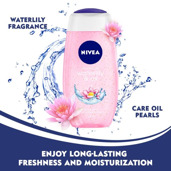NIVEA Waterlily & oil 125 ml Body Wash|Shower Gel - Image 2